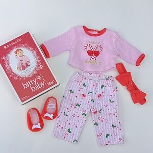American Girl Merry Everything Pjs For Bitty Baby
